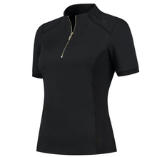 Load image into Gallery viewer, Mrs Ros Short Sleeve Training Top - Black
