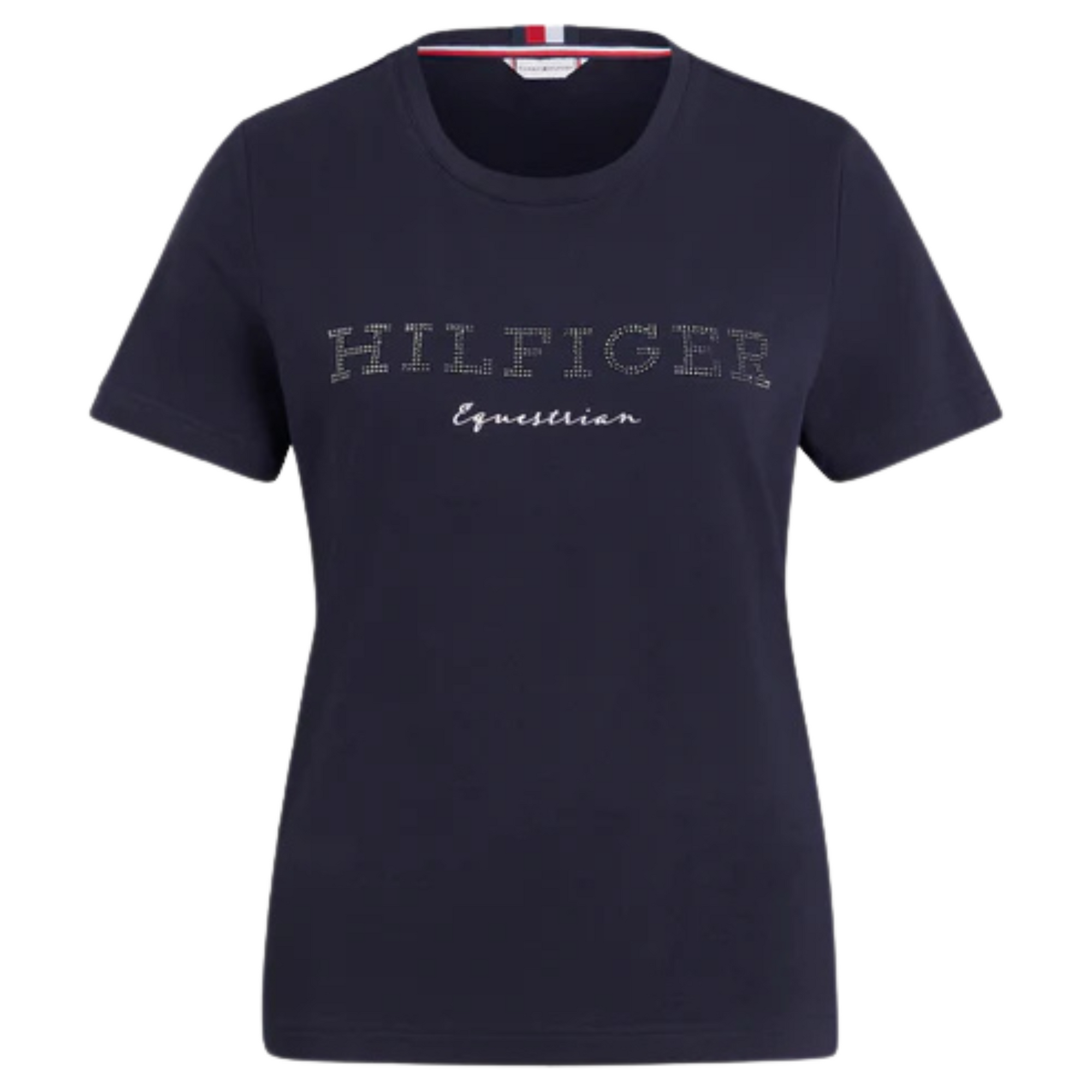 Tommy Hilfiger Belmont Rhinestone T-Shirt - Navy