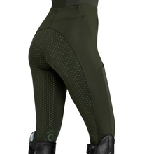 Load image into Gallery viewer, Aztec Diamond Core Leggings - Forest Green
