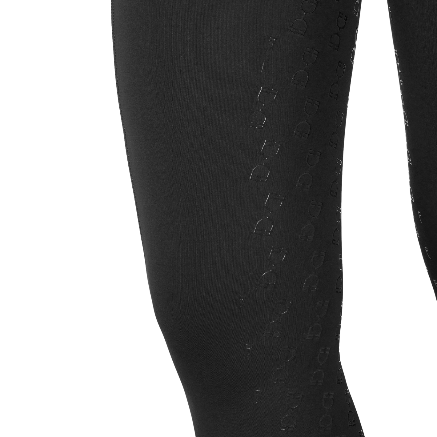 Equestro High Waist Leggings - Black