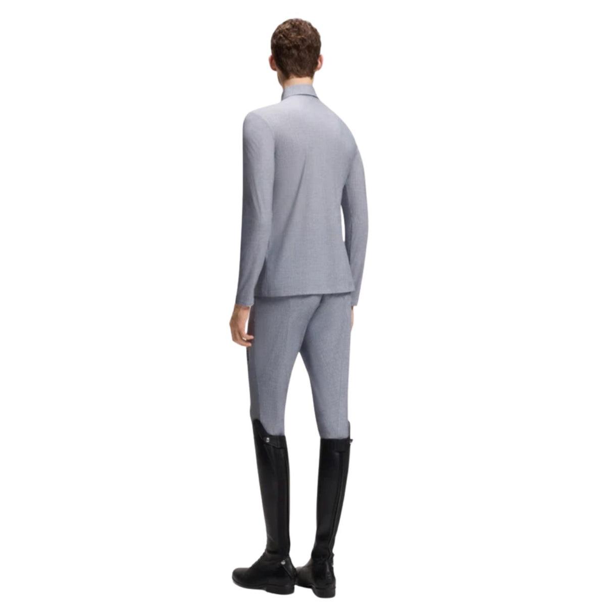 Boss Equestrian Eaton Shirt - Grey Melange