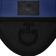Load image into Gallery viewer, Cavalleria Toscana Light Weight Jersey Ear Bonnet - Royal Blue / Black
