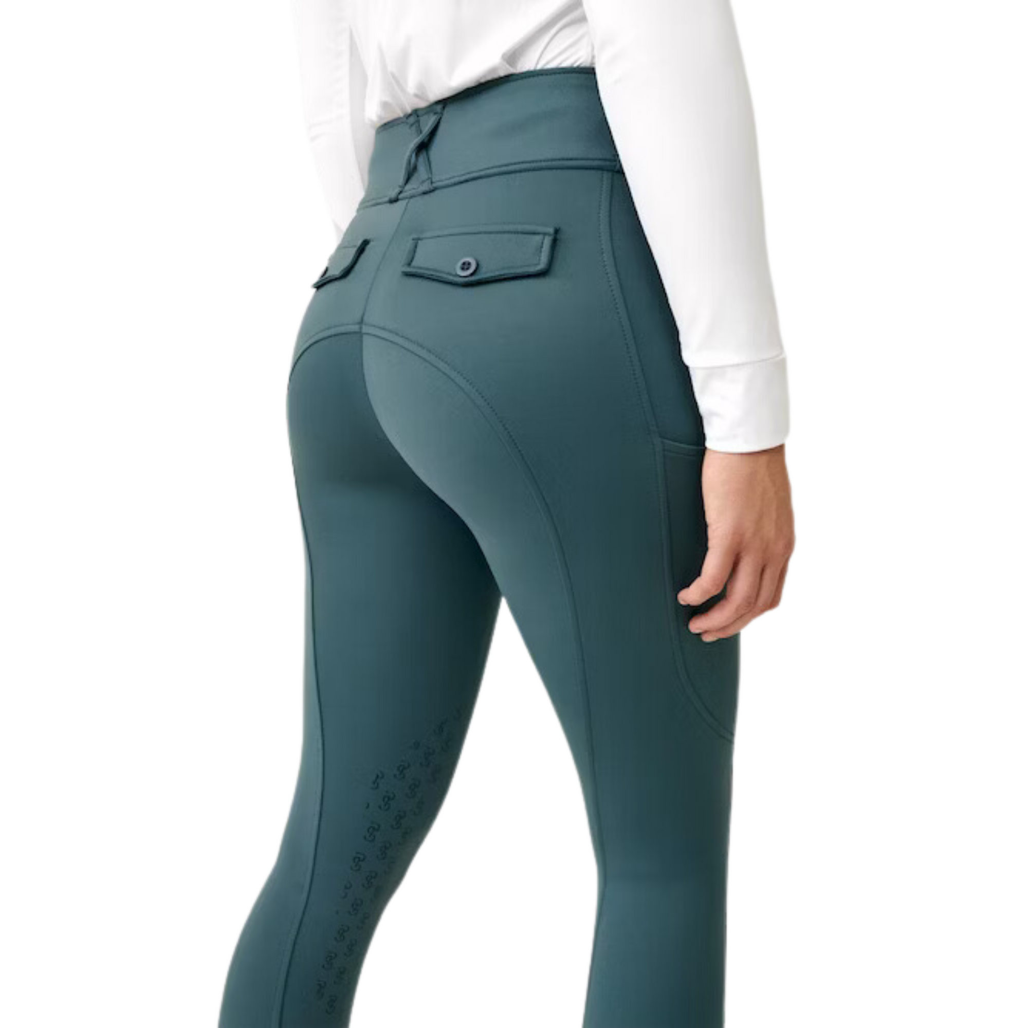 PS of Sweden Katja Riding Tights - Smokey Teal