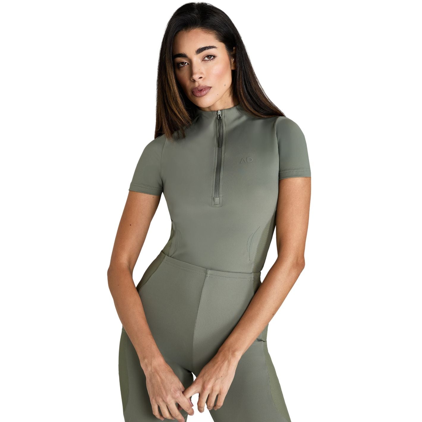 Aztec Diamond Define Short Sleeve Base Layer - Sage