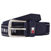 Tommy Hilfiger Cambria Stripe Belt - Navy