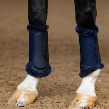 Load image into Gallery viewer, Equestrian Stockholm Brushing Boots - Lagoon Blush
