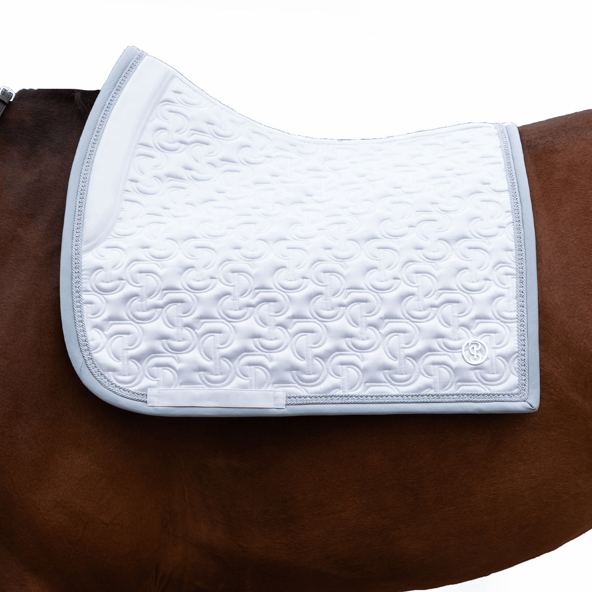 PS of Sweden Crystal Satin Dressage Pad - White