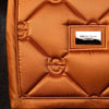 Equestrian Stockholm Satin Dressage Pad - Chestnut