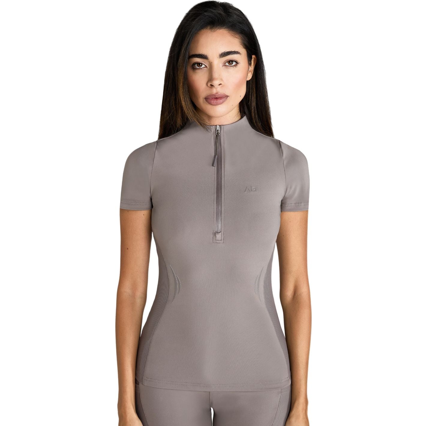 Aztec Diamond Define Short Sleeve Base Layer - Truffle