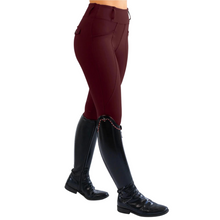 Load image into Gallery viewer, Maximilian Equestrian Pro Riding Leggings - Burgundy
