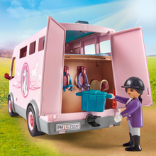 Load image into Gallery viewer, Playmobil Horse Transporter Pink
