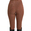 Aztec Diamond Core Leggings - Chestnut