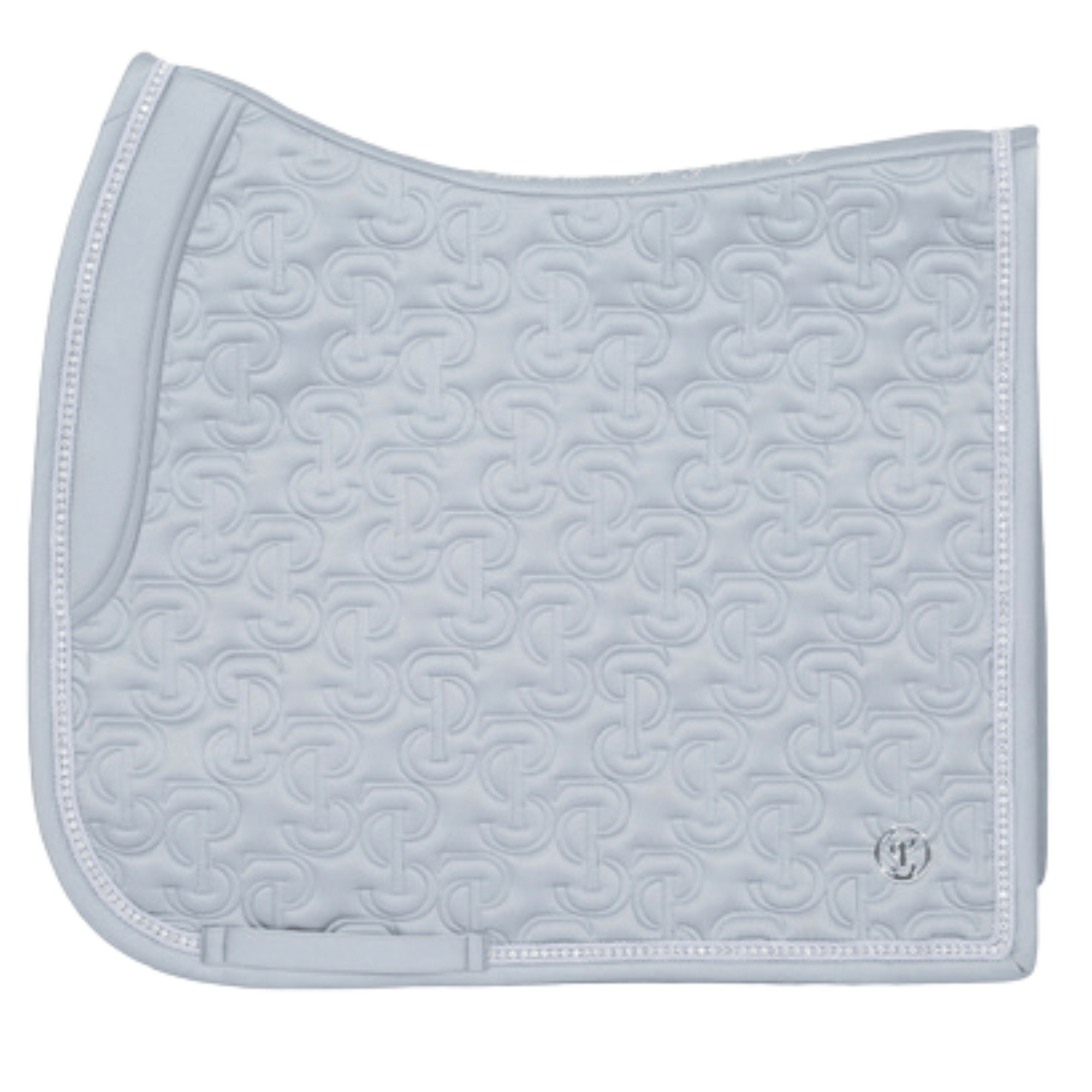 PS of Sweden Crystal Satin Dressage Pad - Blue Whisper