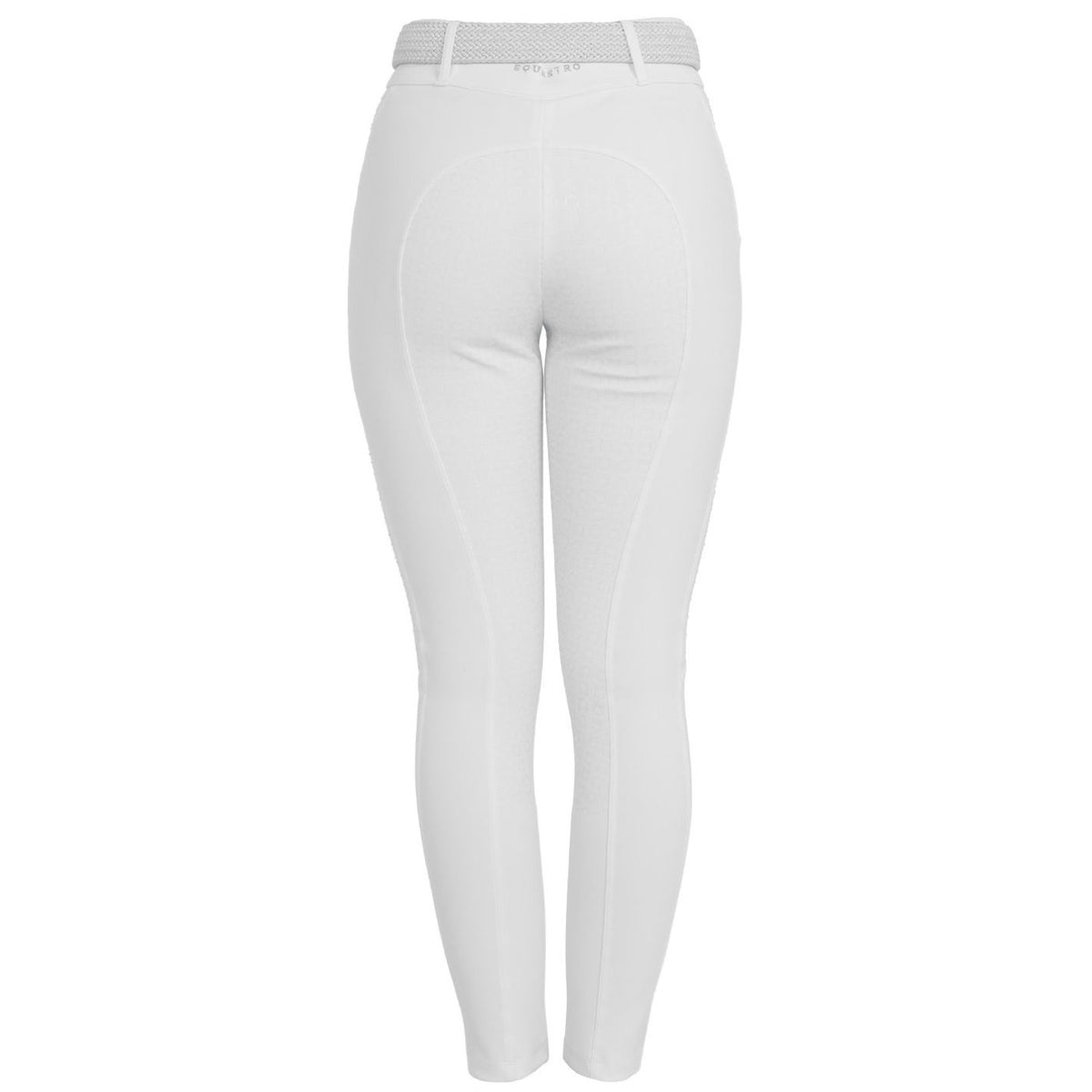Equestro Rhinestone Breeches - White
