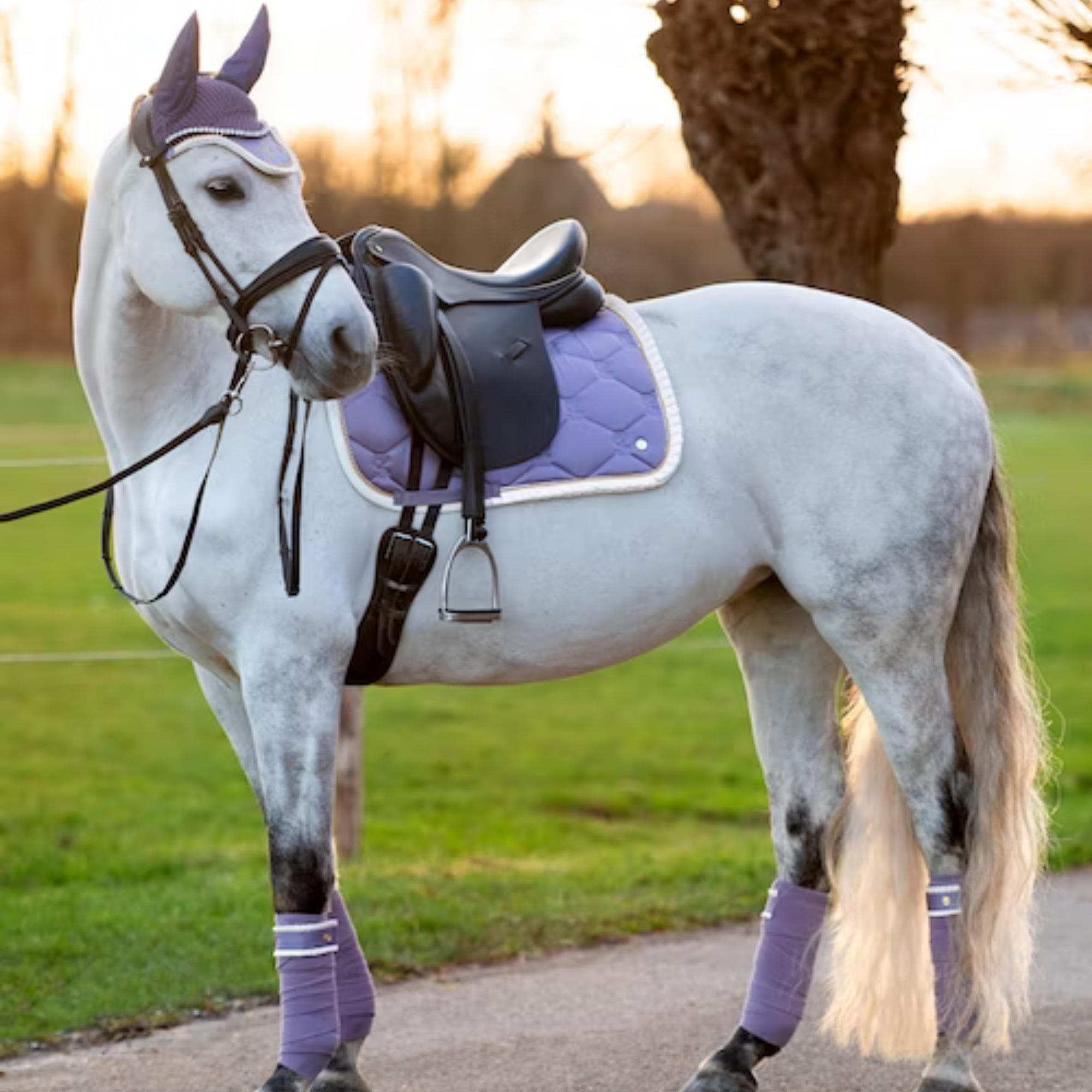 PS of Sweden Bandages Ruffle - Lavender Grey