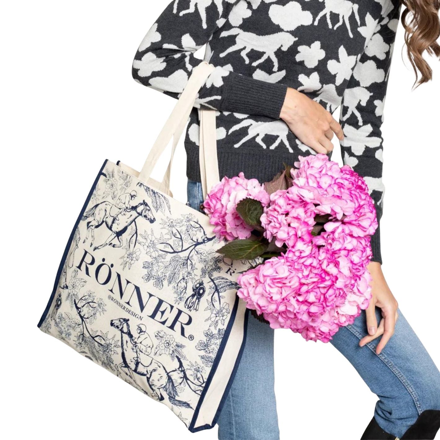 Ronner Cotton Tote - Blue