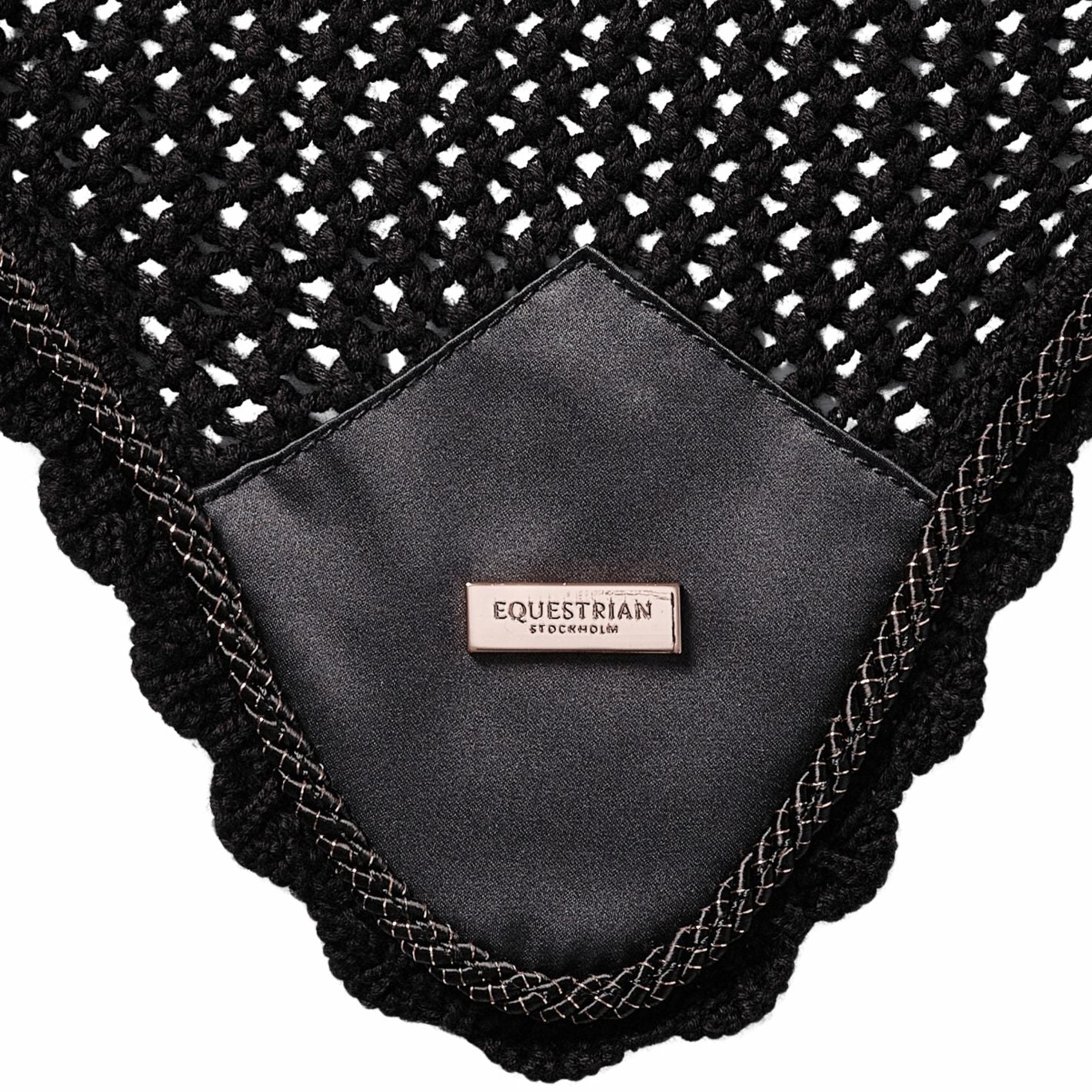 Equestrian Stockholm Ear Bonnet - Dark Ocean