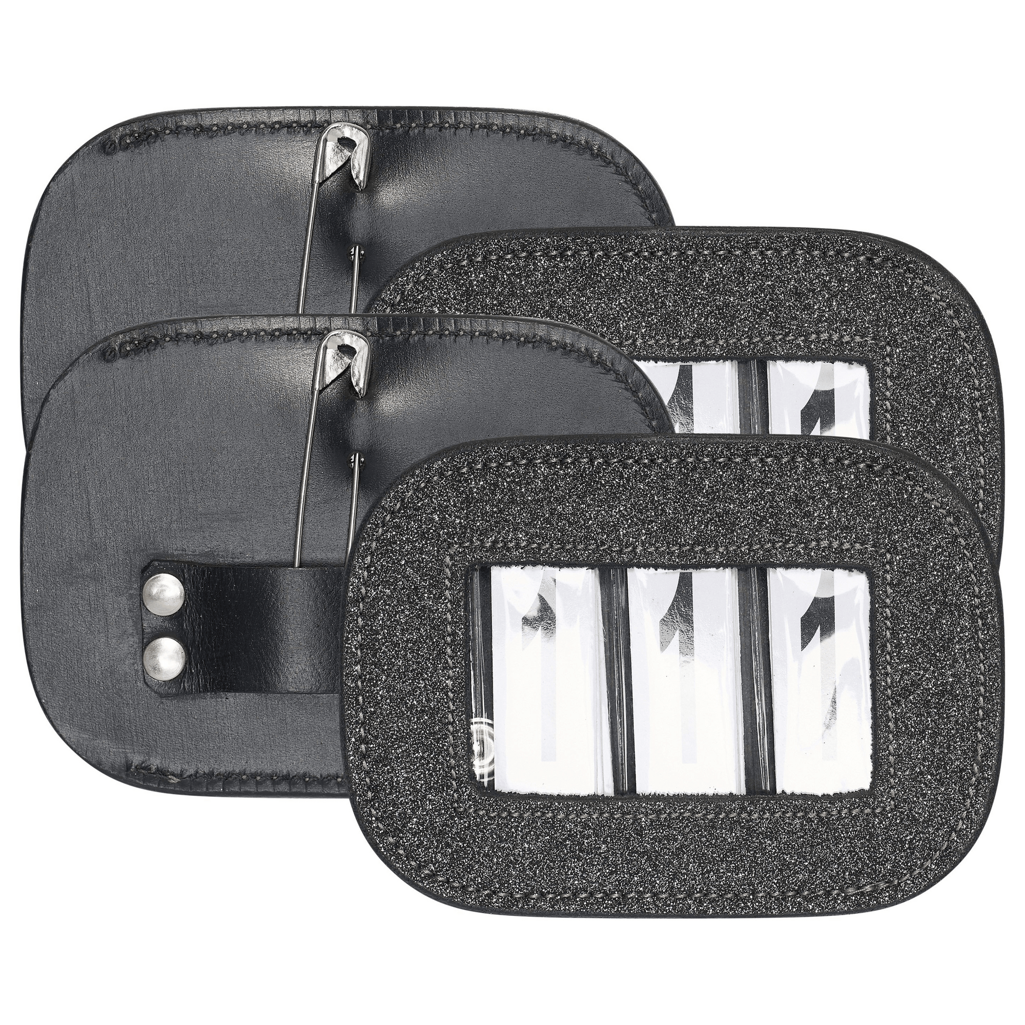 Imperial Riding Number Holder Glitter - Gun Metal