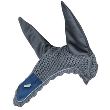 Load image into Gallery viewer, Equestrian Stockholm Ear Bonnet - Metallic Blue
