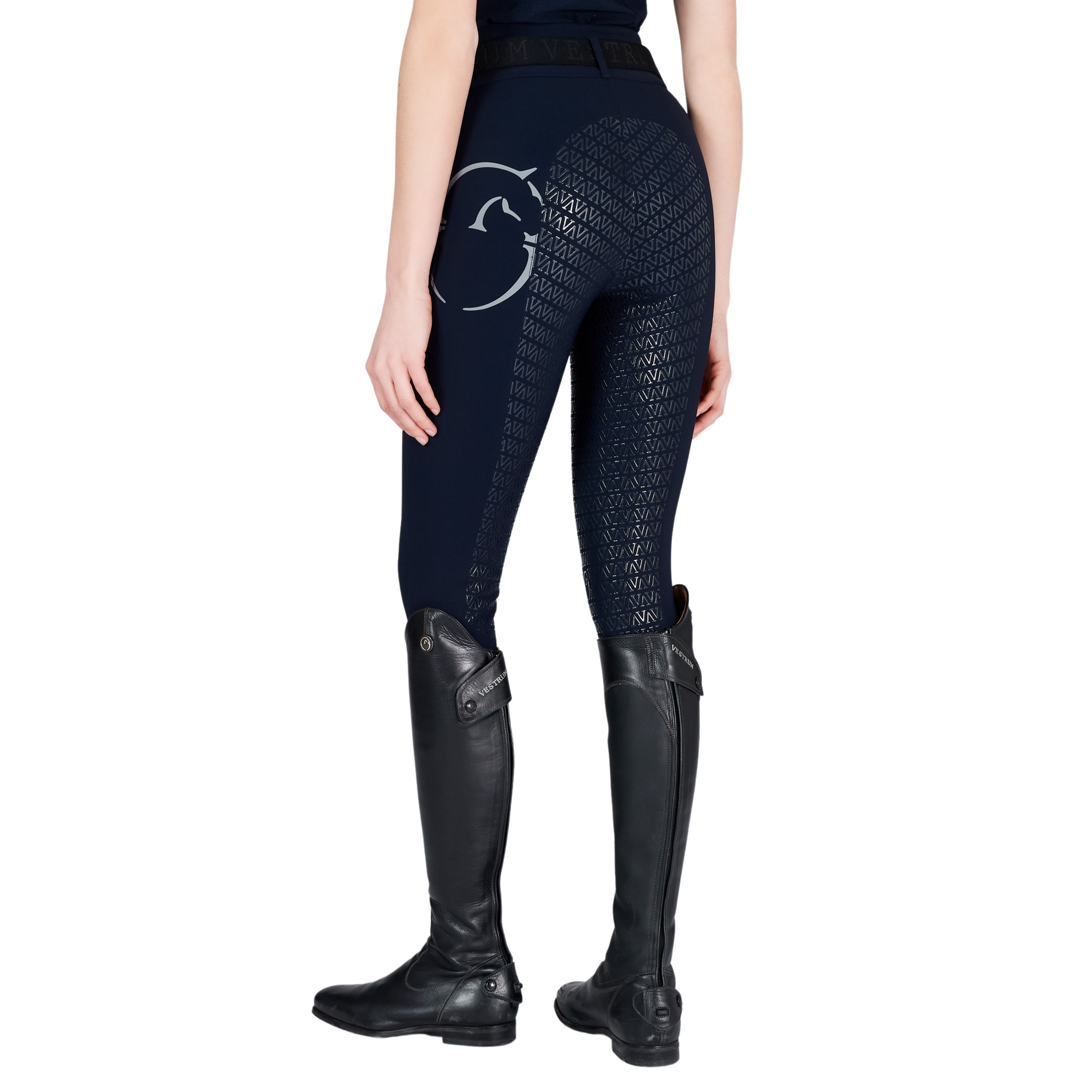 Vestrum Molveno High Waist Full Grip Breeches - Navy