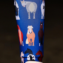 Load image into Gallery viewer, Dreamers &amp; Schemers Boot Socks - Pony Baloney
