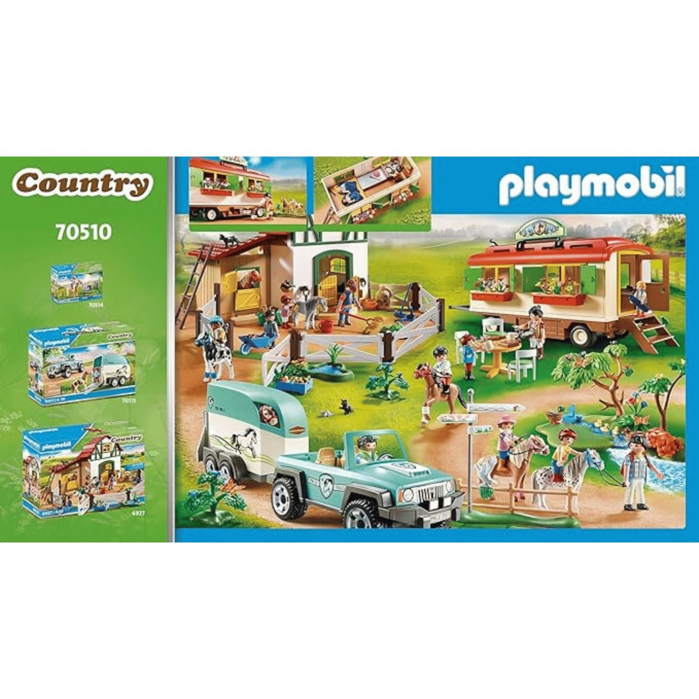 Playmobil Pony Shelter with Mobile Home