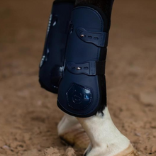 Load image into Gallery viewer, Equestrian Stockholm Tendon Boots - Navy
