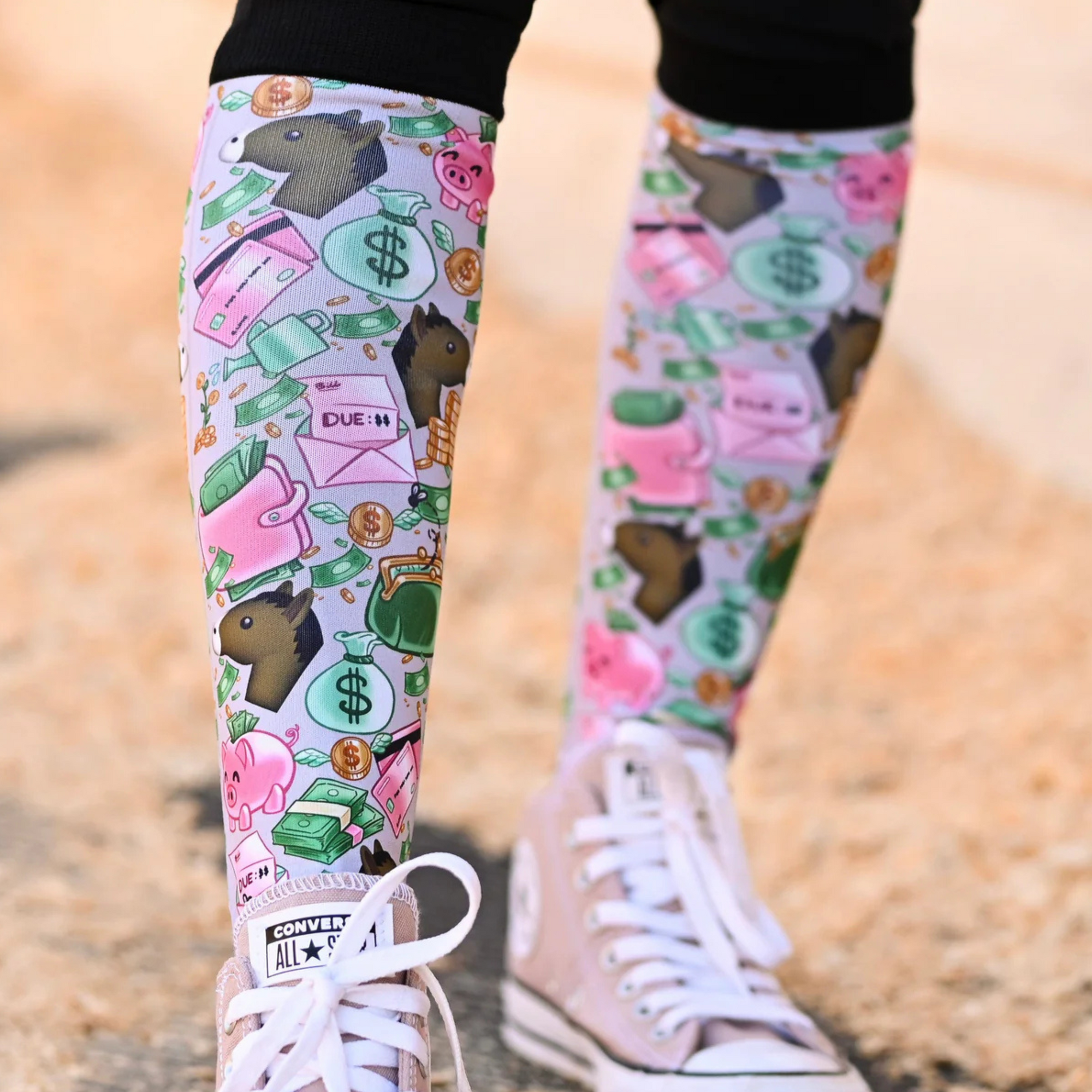 Dreamers & Schemers Boot Socks - Horse Show Vacay