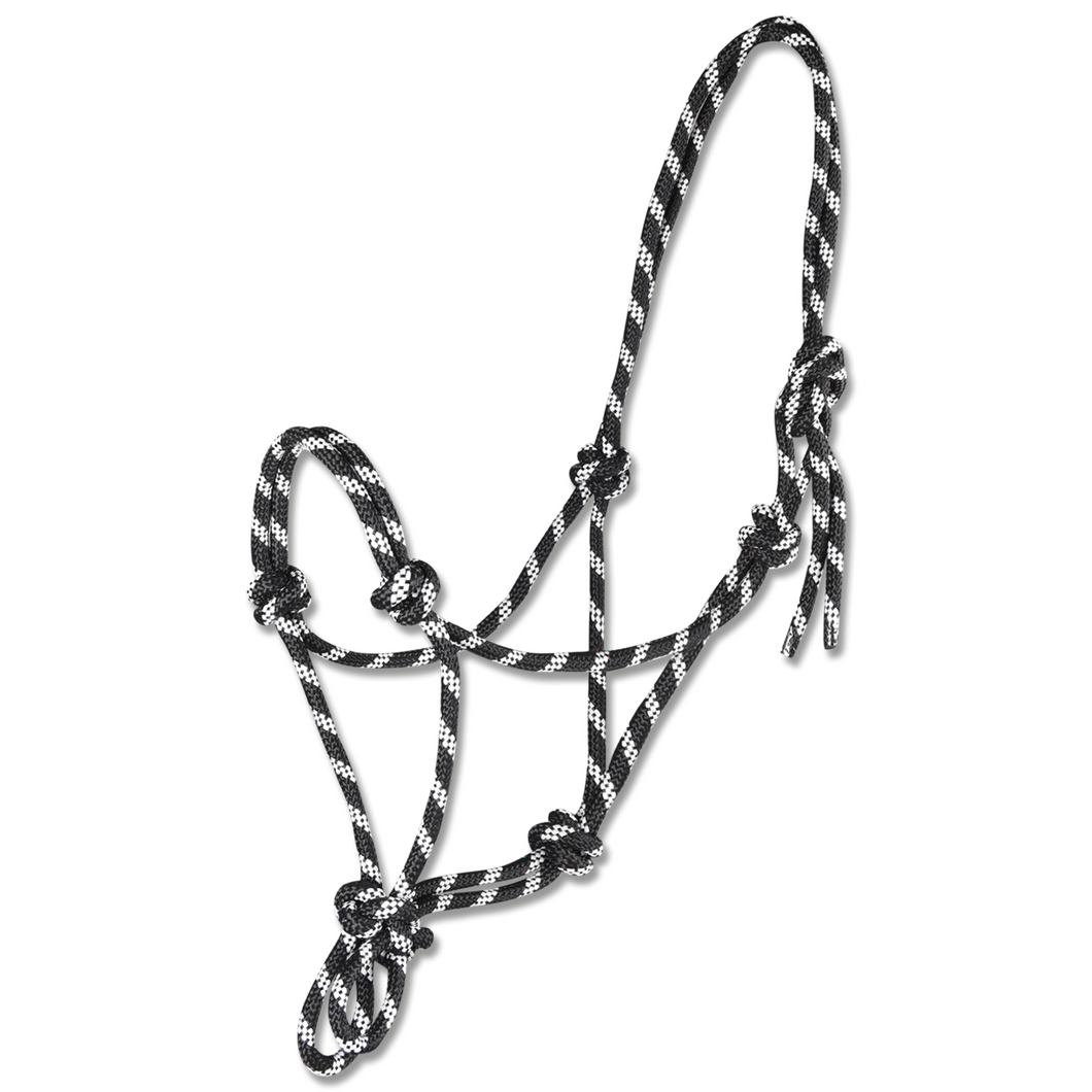 Waldhausen Rope Head Collar - Black/White