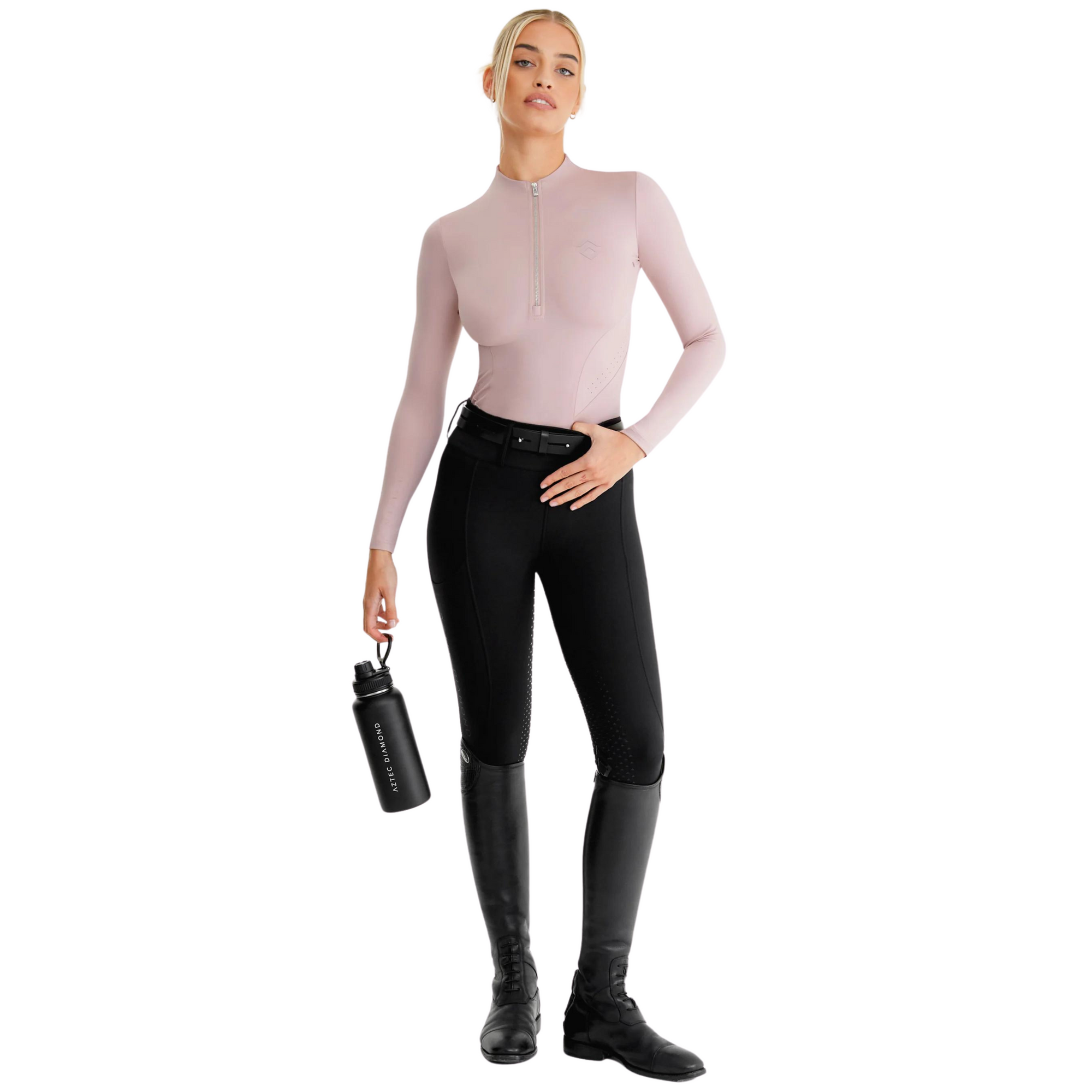 Aztec Diamond Core Long Sleeve Base Layer - Pink