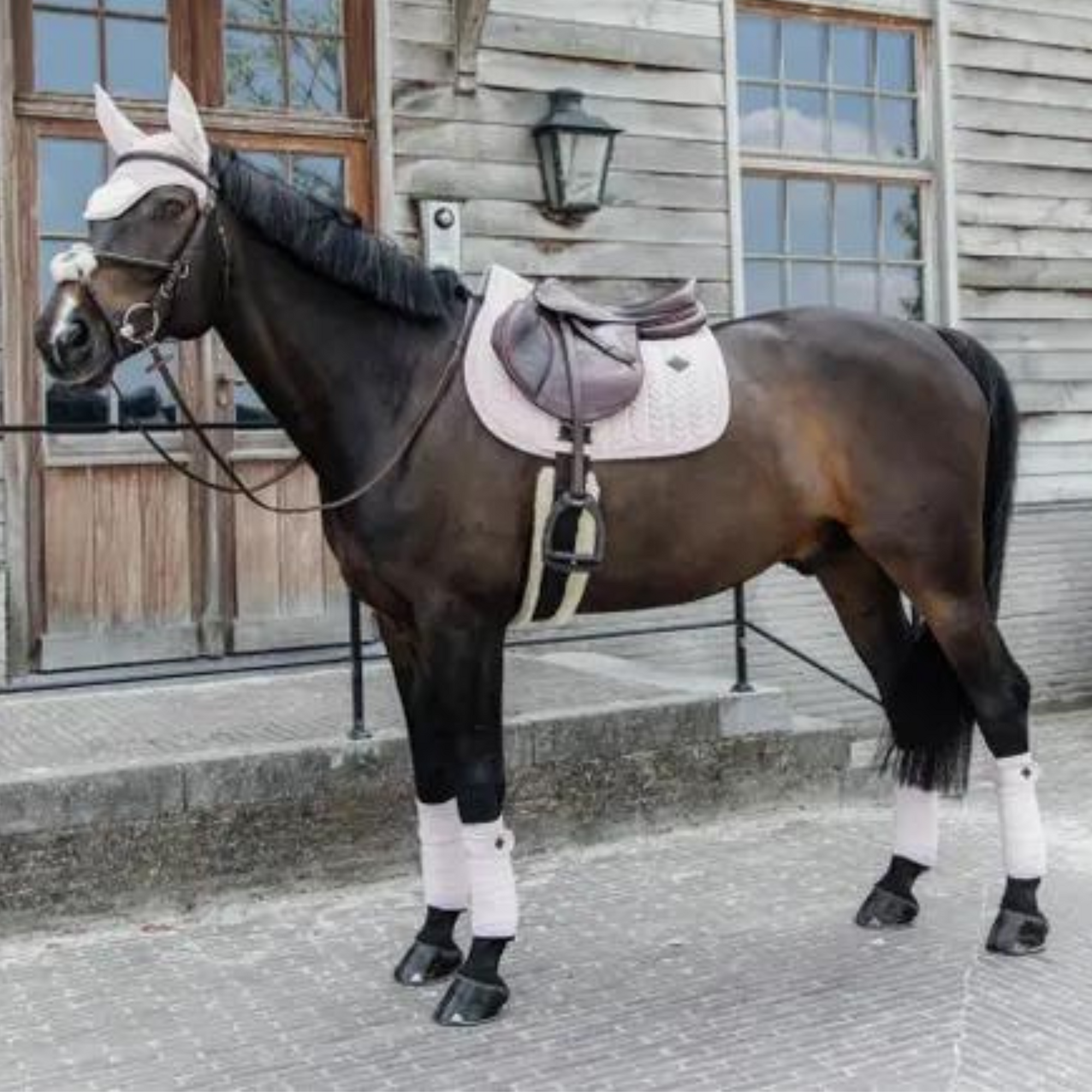 Kentucky Pearl Polar Fleece Bandages - Soft Rose