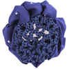 QHP Diamante Scrunchie with Hair Net - Navy