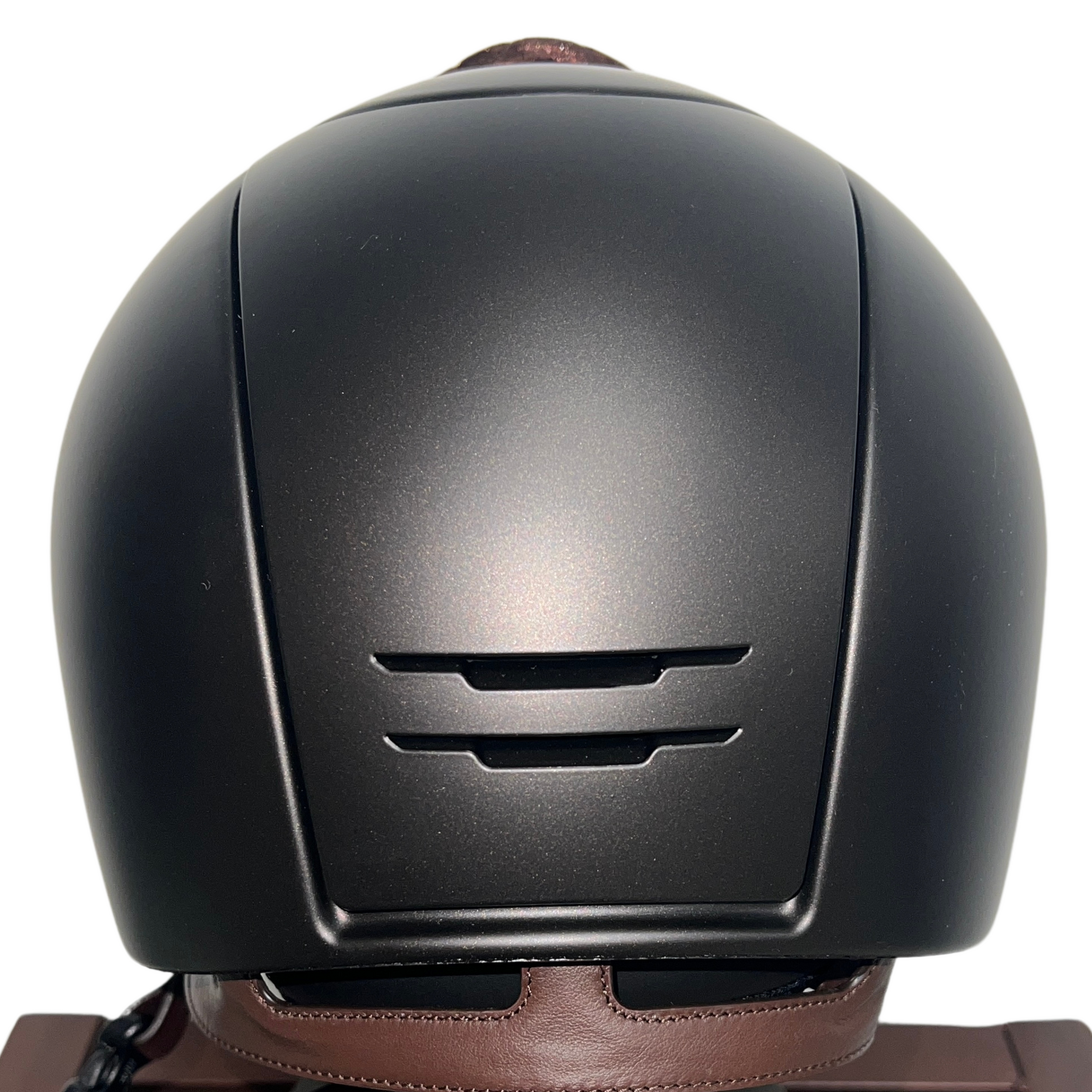 KEP Cromo 2.0 - Brown Glossy, Clear Swarovski Frame, Milano Velvet with Brown Chinstrap