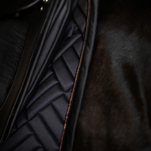 Load image into Gallery viewer, Equestrian Stockholm Dressage Pad - Modern Dark Ocean
