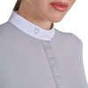 Equestro Competition Polo Shirt - Light Grey