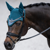 Equestrian Stockholm Ear Bonnet - Teal Blue
