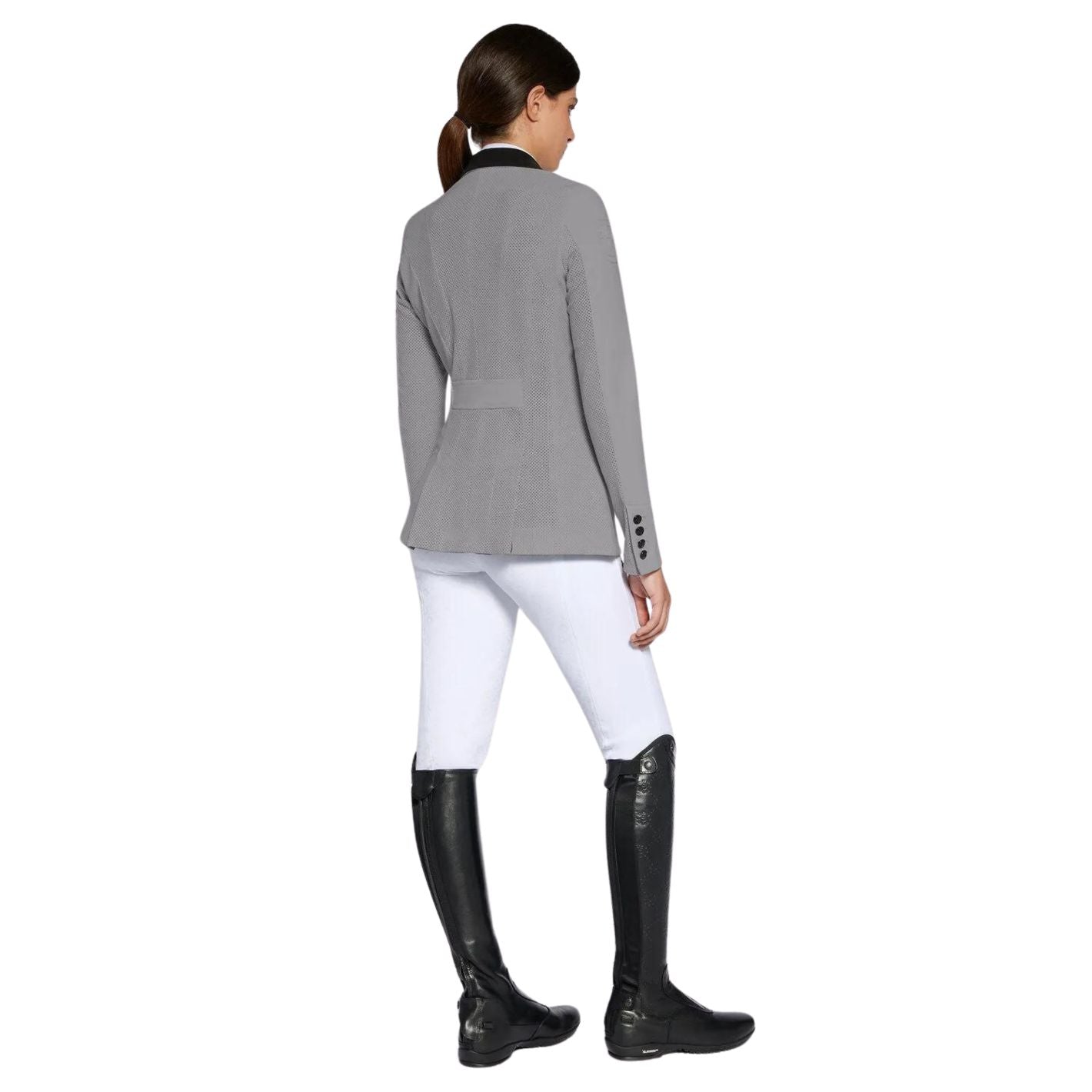 Cavalleria Toscana Competition Jacket - Grey w Perforated Inserts
