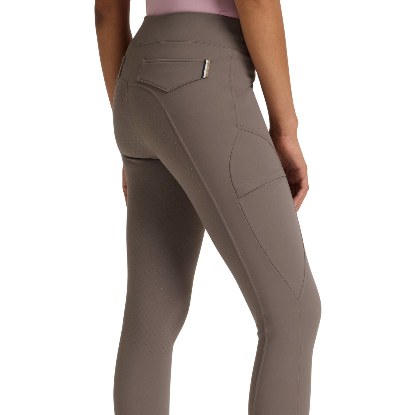 Boss Equestrian Helen Hybrid High Waist Leggings - Dark Pumice