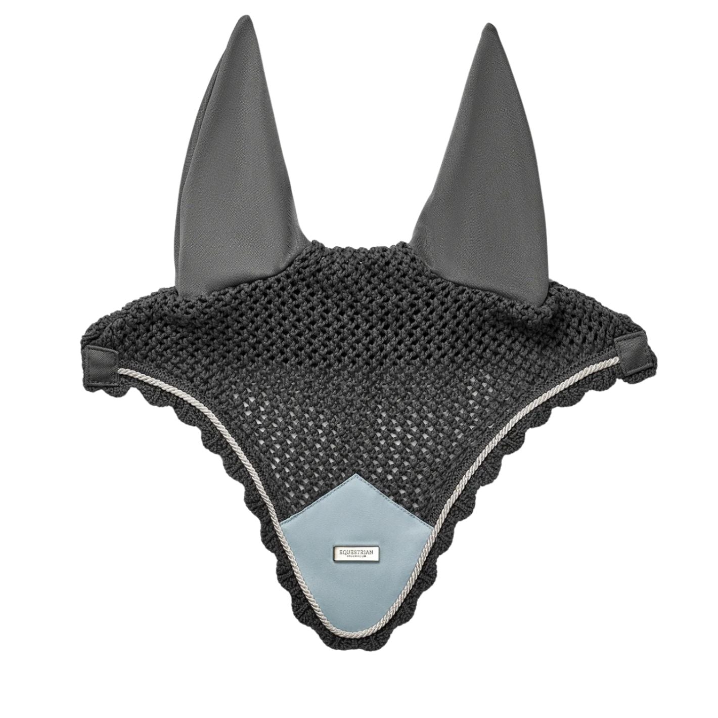 Equestrian Stockholm Ear Bonnet - Ice Blue