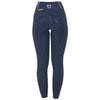 Equestro High Waist Leggings - Navy