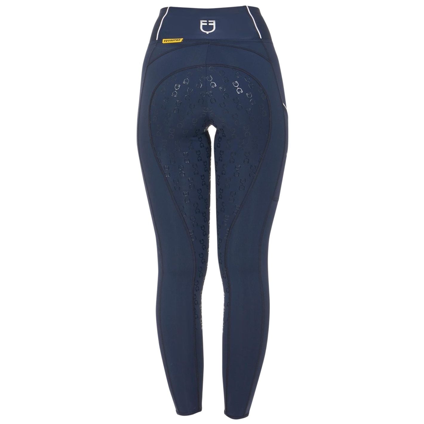 Equestro High Waist Leggings - Navy
