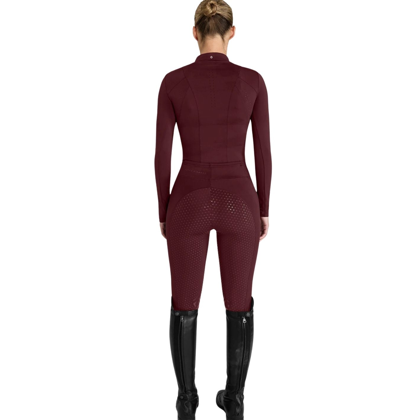 Aztec Diamond Core Leggings - Cherry