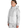 Aztec Diamond Kids Rain Jacket - Silver