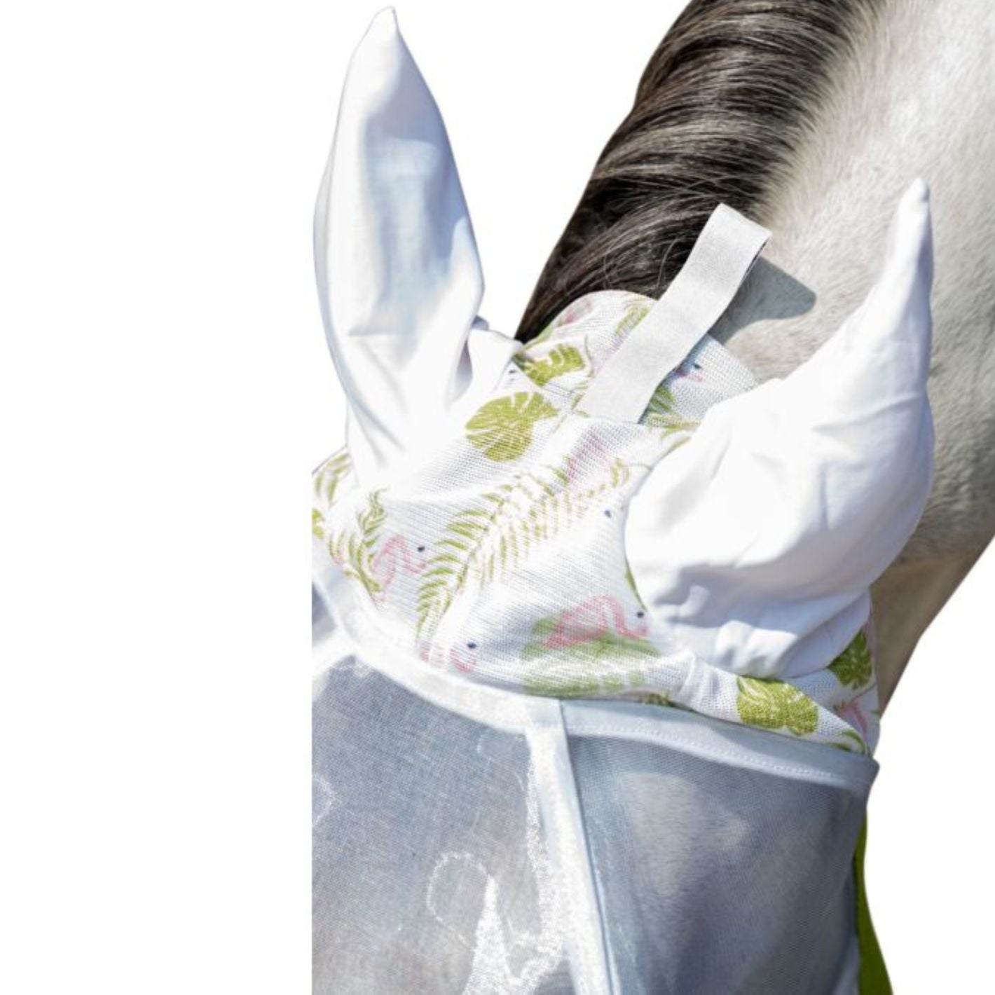 HKM Fly Mask - Flamingos