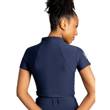 Load image into Gallery viewer, Maximilian Equestrian Short Sleeve Base Layer - Navy
