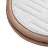 Equestrian Stockholm Dressage Pad - Modern White Sand