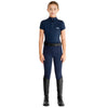 Aztec Diamond Short Sleeve Kids Base Layer - Navy