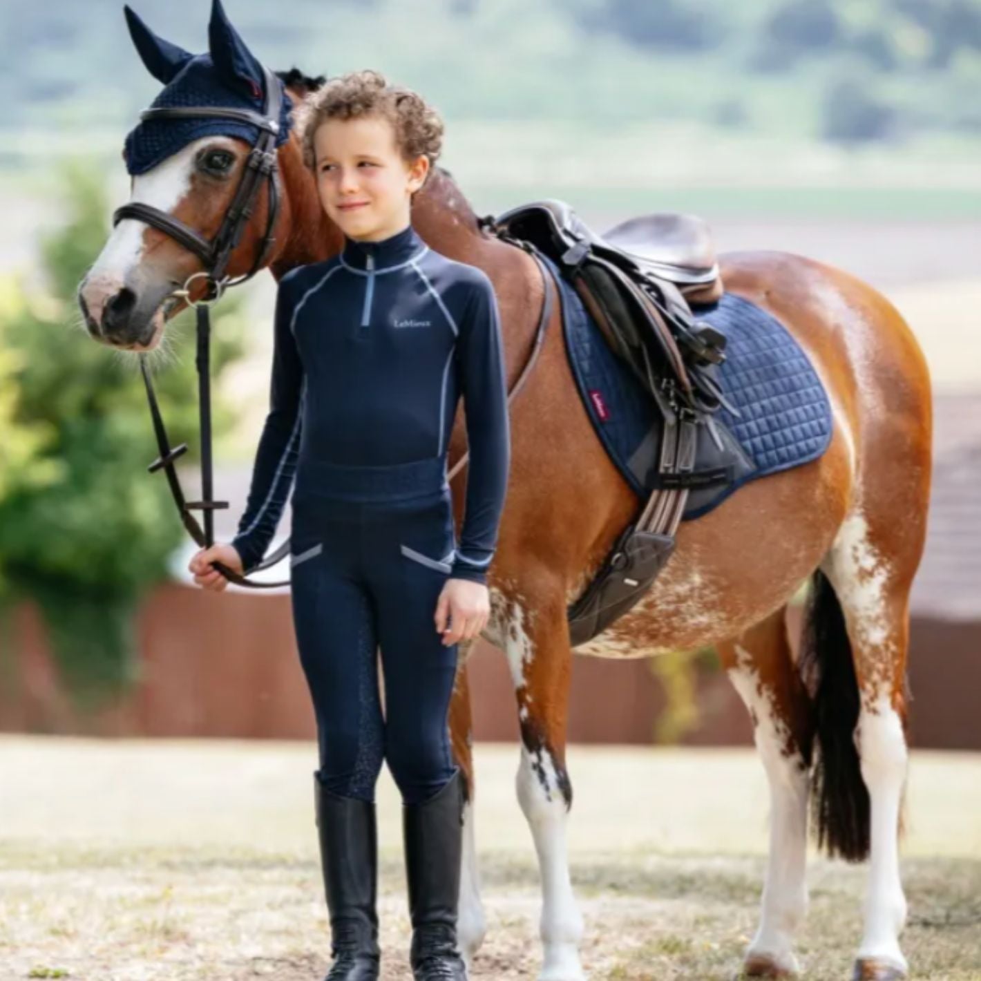 LeMieux Kids Pull Ons - Navy