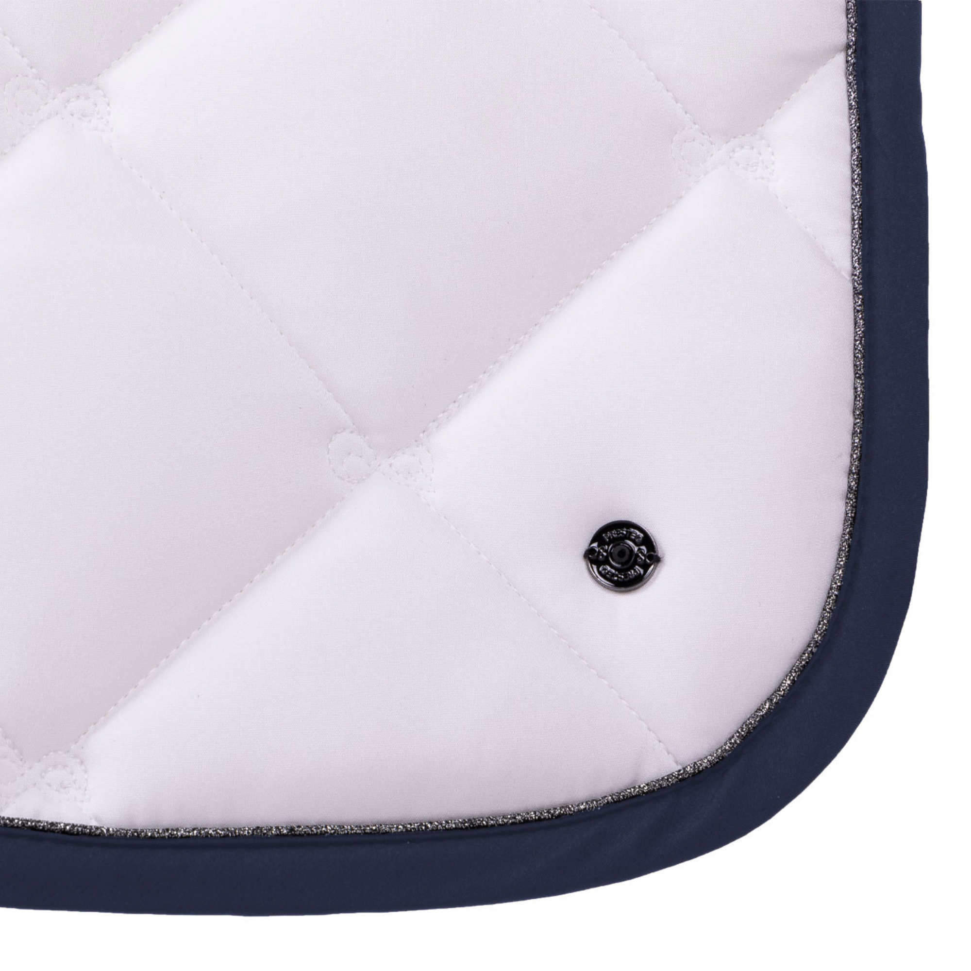 PresTeq Dressage Pad - White/Navy