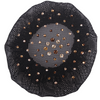 QHP Diamante Hair Net - Black/Brown